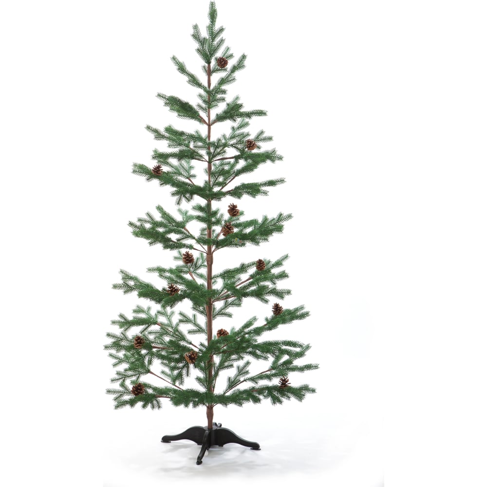 Изображение товара Ель CRYSTAL TREES БОРГО зеленая с шишками, 180 см KP16180