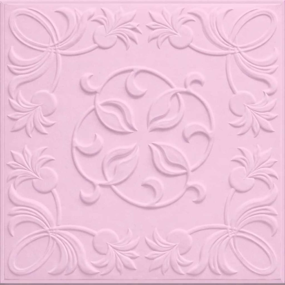 Изображение товара Потолочная плита Гранд Пак KINDECOR розовая 205-101 4 м2 влагостойкая