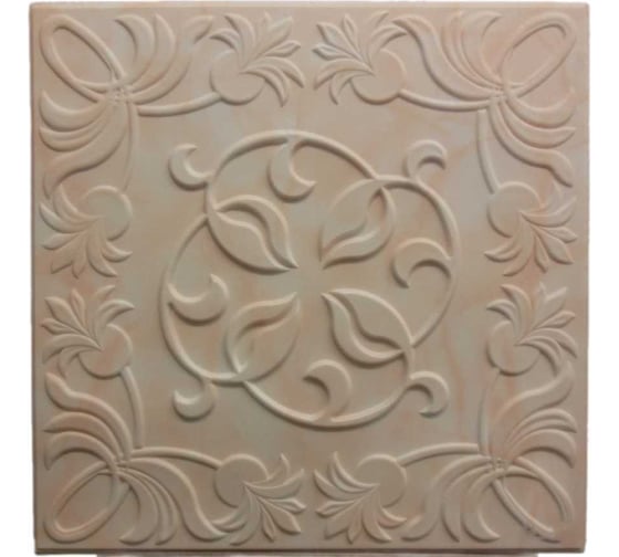 Изображение товара Плита потолочная ООО Гранд Пак KINDECOR, розовая 205-101, 4 м2, 5154