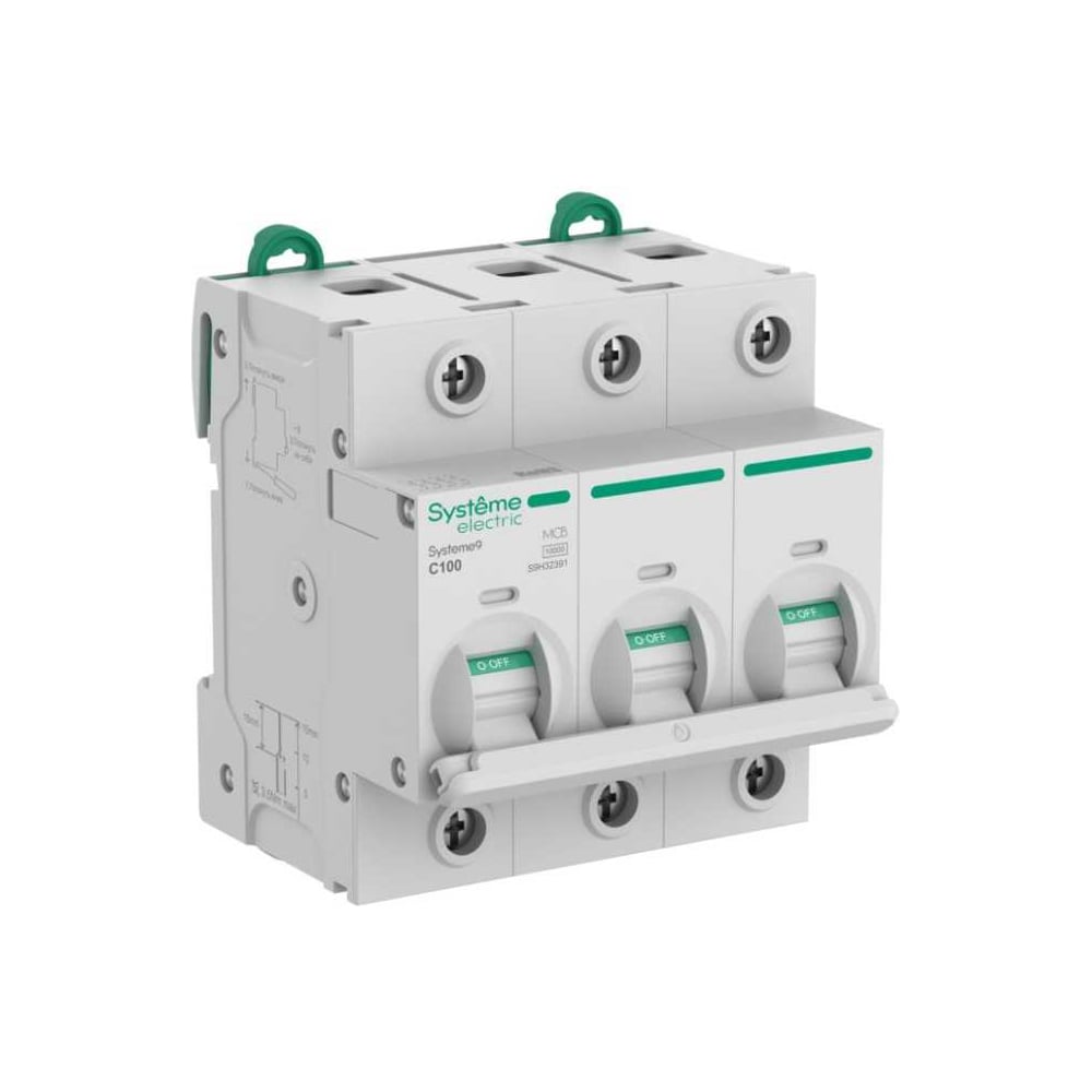 Изображение товара Автоматический выключатель Systeme Electric Systeme9 100 A 3P 10 kA IP20