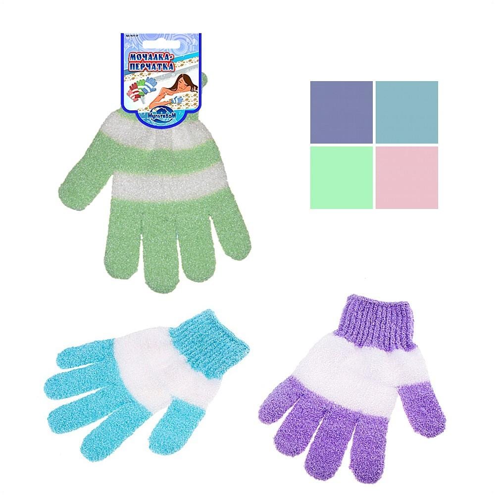 Мочалка-перчатка МУЛЬТИДОМ рукавица для уборки мультидом