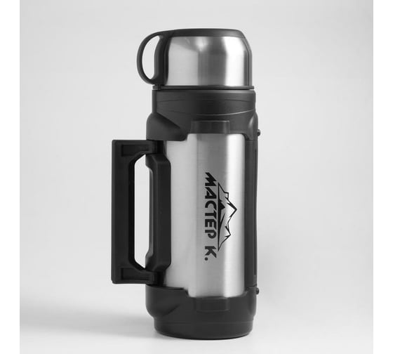 Изображение товара Термос Мастер К 2 л, сохраняет тепло 24 ч, 34х11 см, хром 5256205