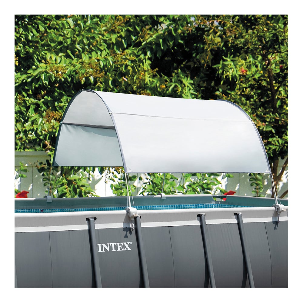 фото Навес для прямоугольных и овальных бассейнов intex