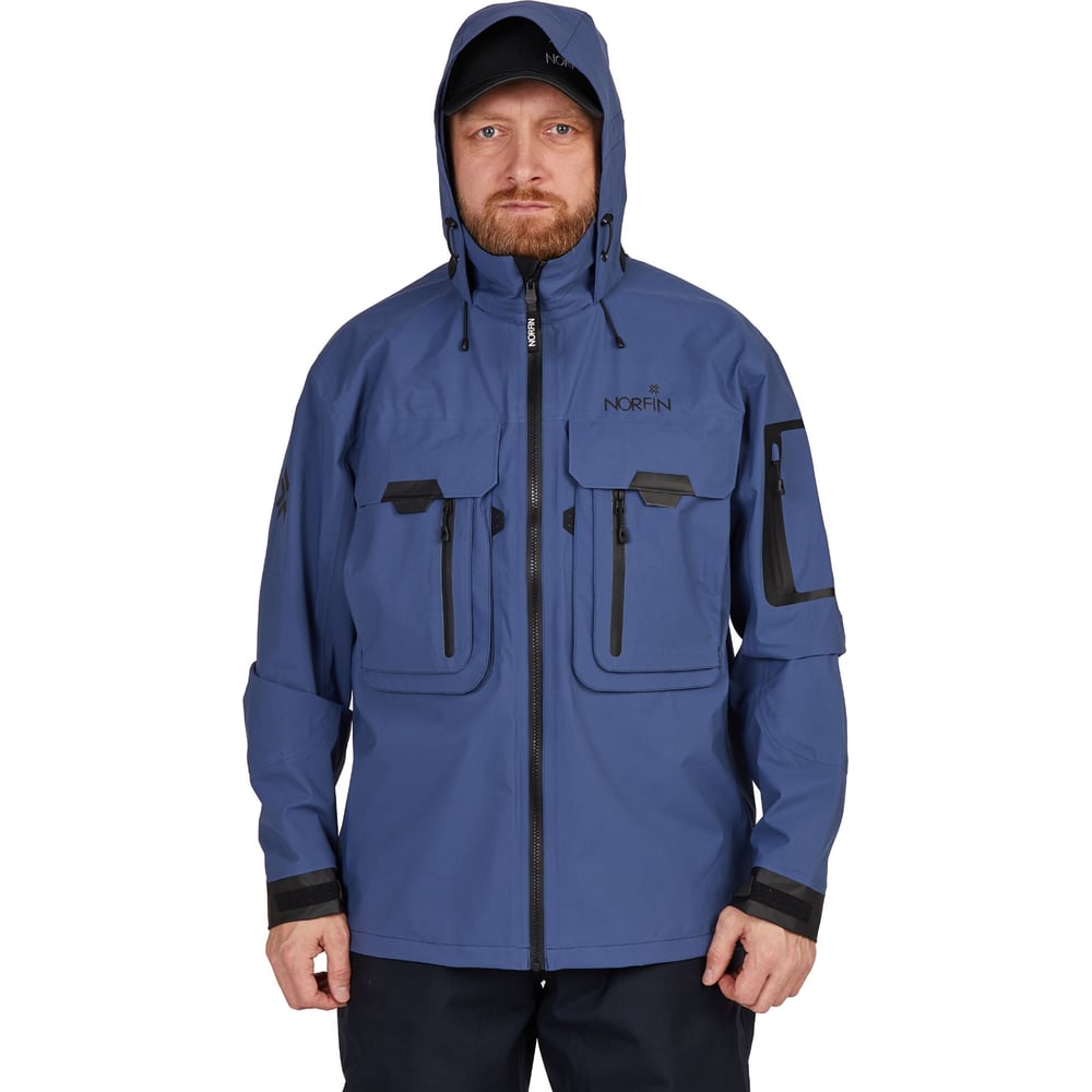 Изображение товара Куртка забродная Norfin PERFORMANCE 05 для мужчин, синий, 2XL