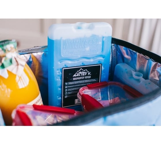 Изображение товара Аккумулятор холода Мастер К 600 мл, в твёрдой упаковке, 24x13.5x2.2 см 3426197