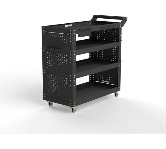Изображение товара Тележка инструментальная ООО Металекс Тип 2 900x450x950 4 полки, серый 118218