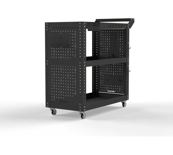 Изображение товара Тележка инструментальная ООО Металекс Тип 2 900x450x950 мм, 3 полки, серый 118186