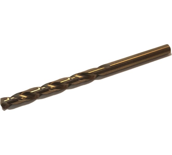 Изображение товара Сверло по металлу СВК 5,5 Р6М5К5 А1 HSS-Co кобальт, с цилиндрическим хвостовиком, 10 шт Н0000028790