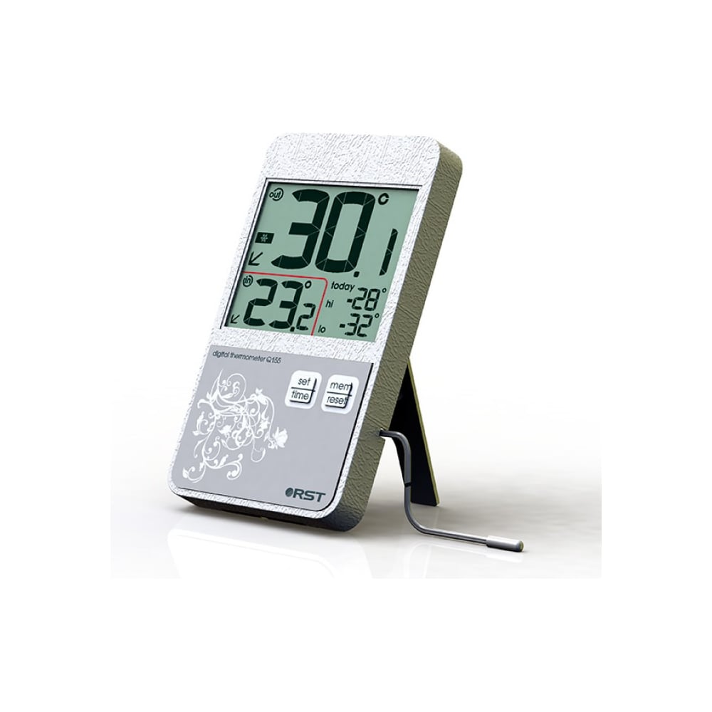 Изображение товара Термометр с выносным сенсором RST 02155 цифровой для помещений и улицы