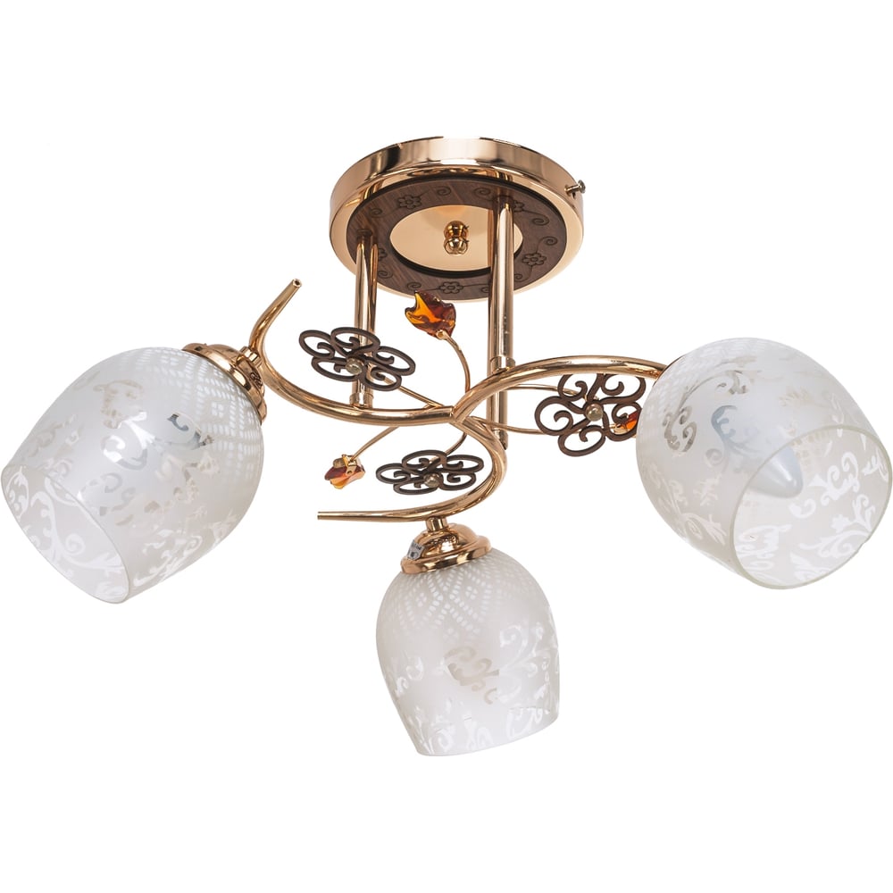 Изображение товара Потолочный светильник ЭкономСвет 1425YX/3FGD WT современное освещение