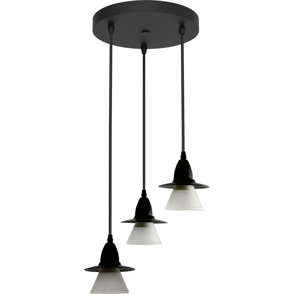 Изображение товара Потолочный светильник ЭкономСвет 18036/3BK WT современный дизайн