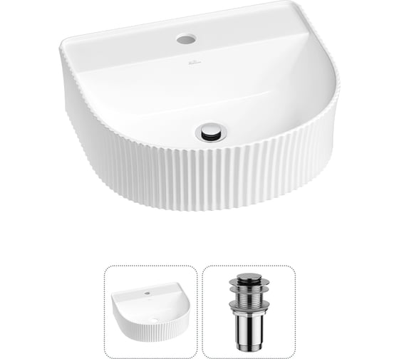 Изображение товара Набор Wellsee 2 в 1 Festive Fox накладная/подвесная раковина 45x40 см 20213434R