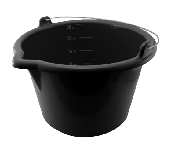 Изображение товара Ведро для красок и сухих смесей DECOR 20 л, усиленное, морозостойкое 633-020