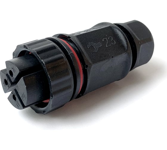 Изображение товара Водостойкий 3-полюсный разъем TTAF Elektronik розетка 250V 20A IP68 WPF-0300M20