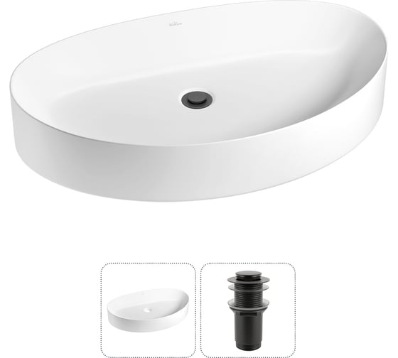 Изображение товара Набор Wellsee 2 в 1 Belle Spa 2.0 накладная раковина 64x40 см 20212606R