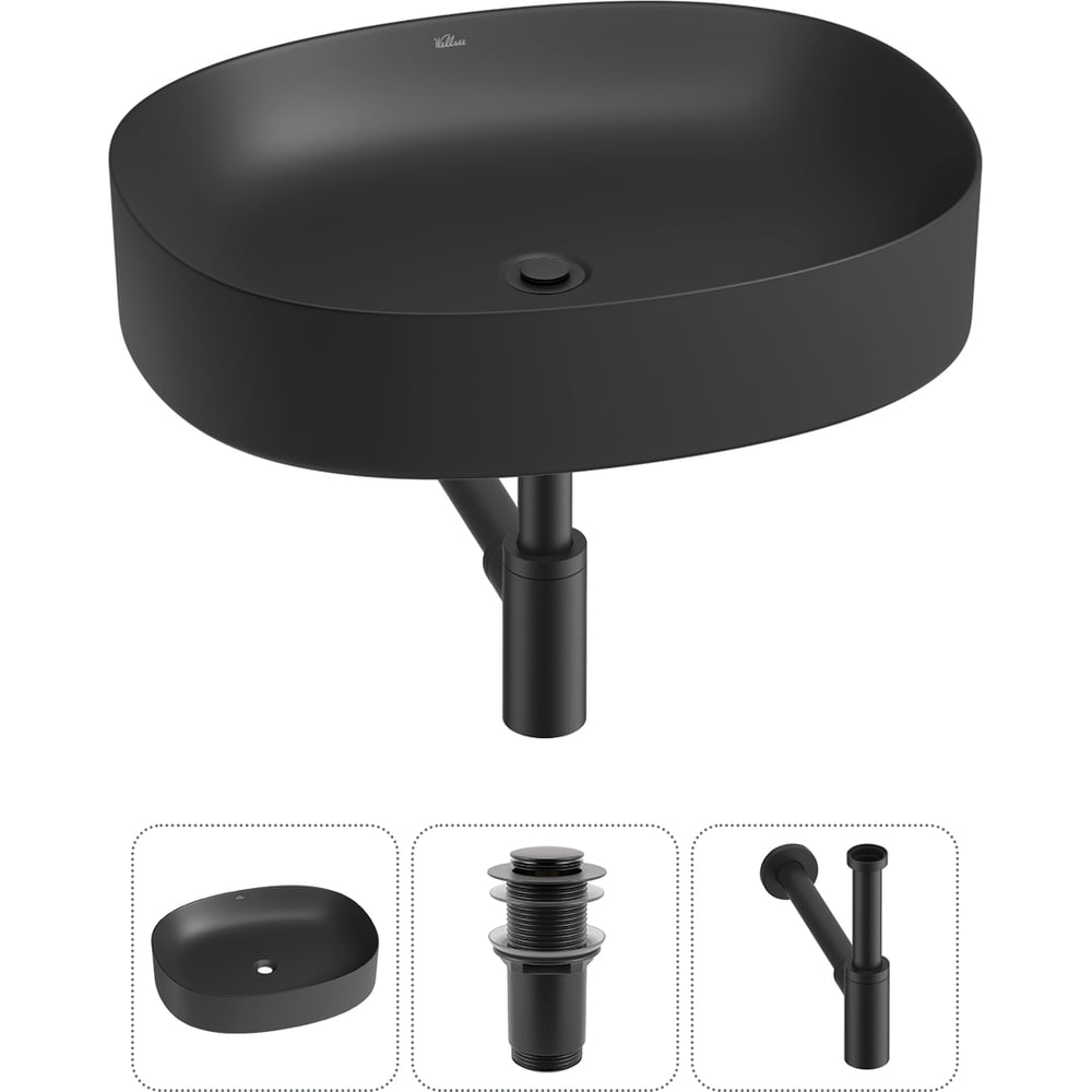 Изображение товара Набор Wellsee 3 в 1 Belle Spa 2.0 накладная раковина 55x45 см 20212569R