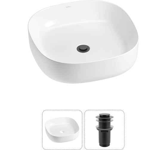 Изображение товара Набор Wellsee 2 в 1 Belle Spa 3.0 накладная раковина 45x45 см 20212690R