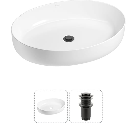 Изображение товара Набор Wellsee 2 в 1 Belle Spa 3.0 накладная раковина 55x41 см 20212662R