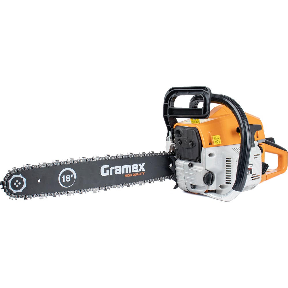 Изображение товара Бензиновая цепная пила Gramex CS-1835 2,5 кВт, шина 45 см, бытовая