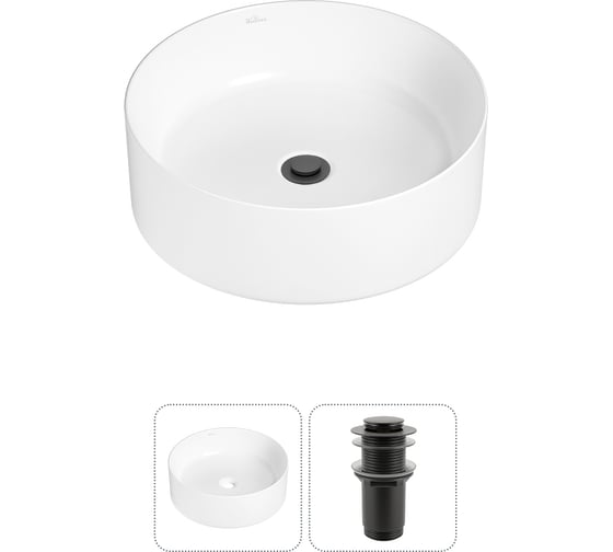 Изображение товара Набор Wellsee 2 в 1 Belle Spa накладная раковина 38x38 см 20212142R