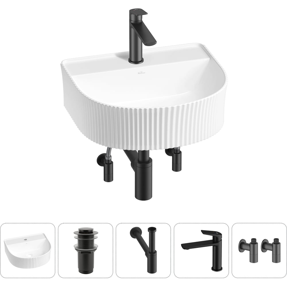 Изображение товара Набор Wellsee 5 в 1 Festive Fox накладная раковина 40x35 см