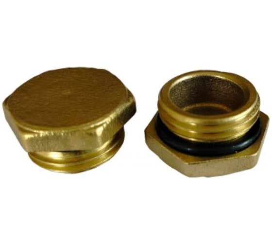 Изображение товара Заглушка Апогей G1/2 с резиновым кольцом, 4 шт. 331003