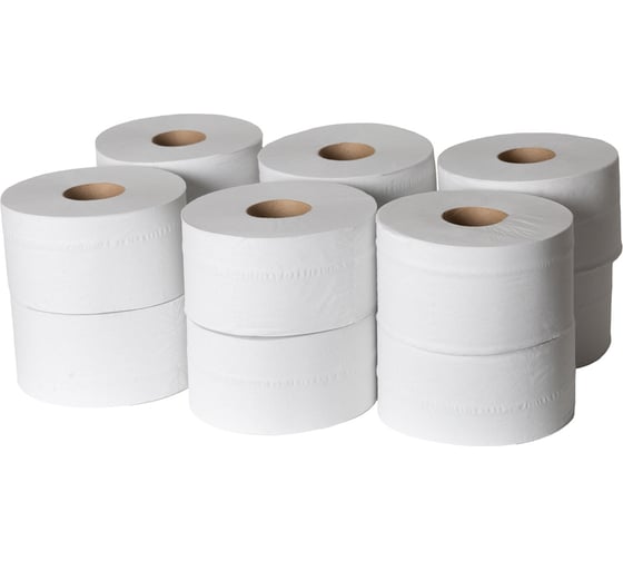 Изображение товара Бумага туалетная Бумага Сити 2 слоя, 160 м, белая (отбеленная макулатура), 12 шт БС-2-160-ТБМ(12 шт/упак)М