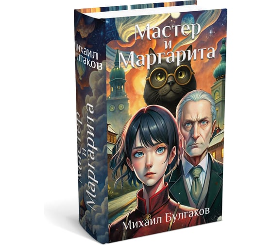 Изображение товара Сейф-книга BRAUBERG Мастер и Маргарита, 55x115x180 мм, кодовый замок, 291361