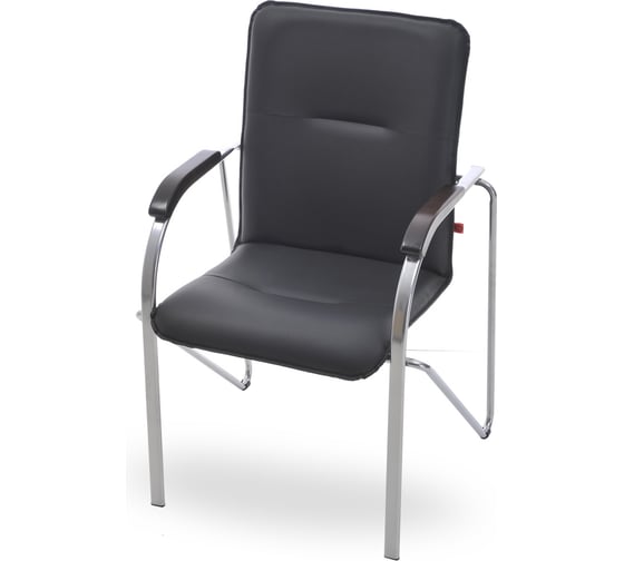 Изображение товара Стул Фабрикант Самба BOX4 искусственная кожа, DO, №350 черный, орех 1031, AL 4610018464785