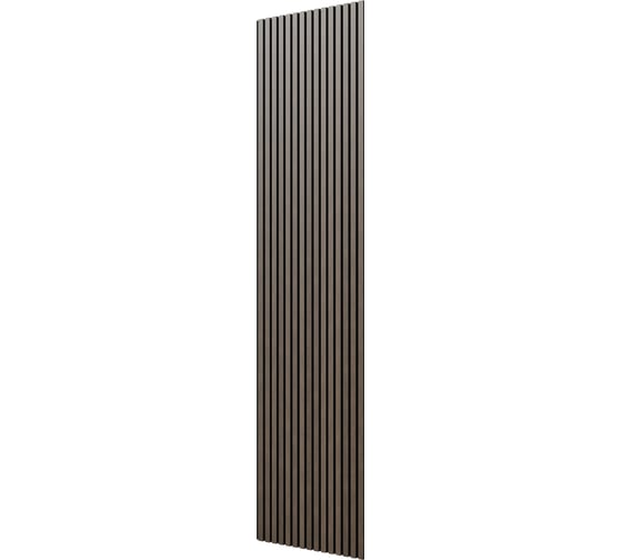 Изображение товара Акустическая панель Cosca Decor 2750x600x21 мм черный войлок рейки МДФ шпон дуб маррон коричневый 00-00078910