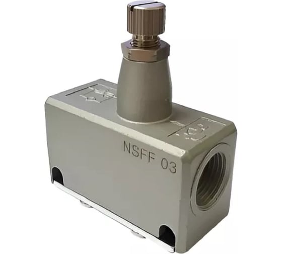 Изображение товара Дроссель с обратным клапаном CDC Pneumatics 1/2-1/2 NSFF04 NSFF 04