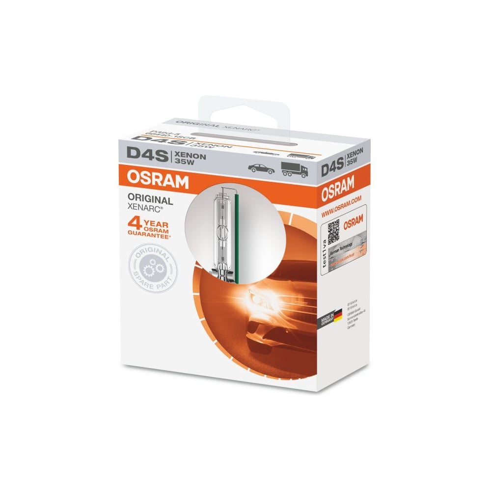 Изображение товара Автолампа OSRAM D4S 35 Вт ксеноновая для автомобильных фар