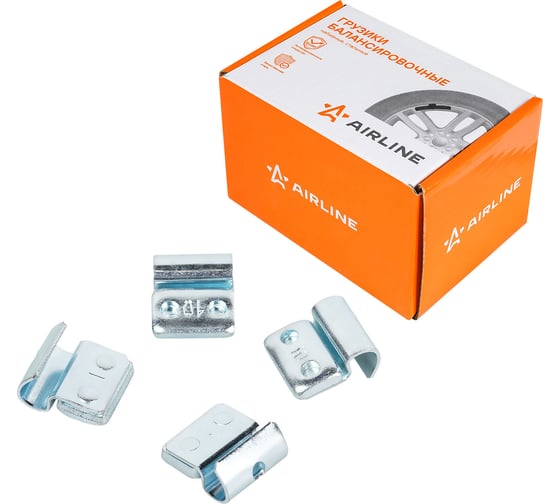 Изображение товара Груз балансировочный стальной Airline для литых дисков 10 гр, 100 шт ATRK140