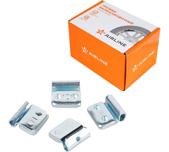 Изображение товара Груз балансировочный стальной Airline для стальных дисков 10 гр, 100 шт ATRK152