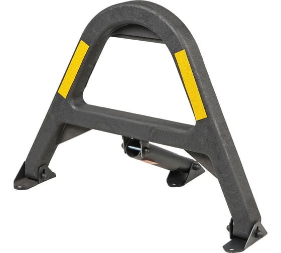 Изображение товара Барьер парковочный композитный с замком Airline треугольный, 665*485*300мм, черный AKON007