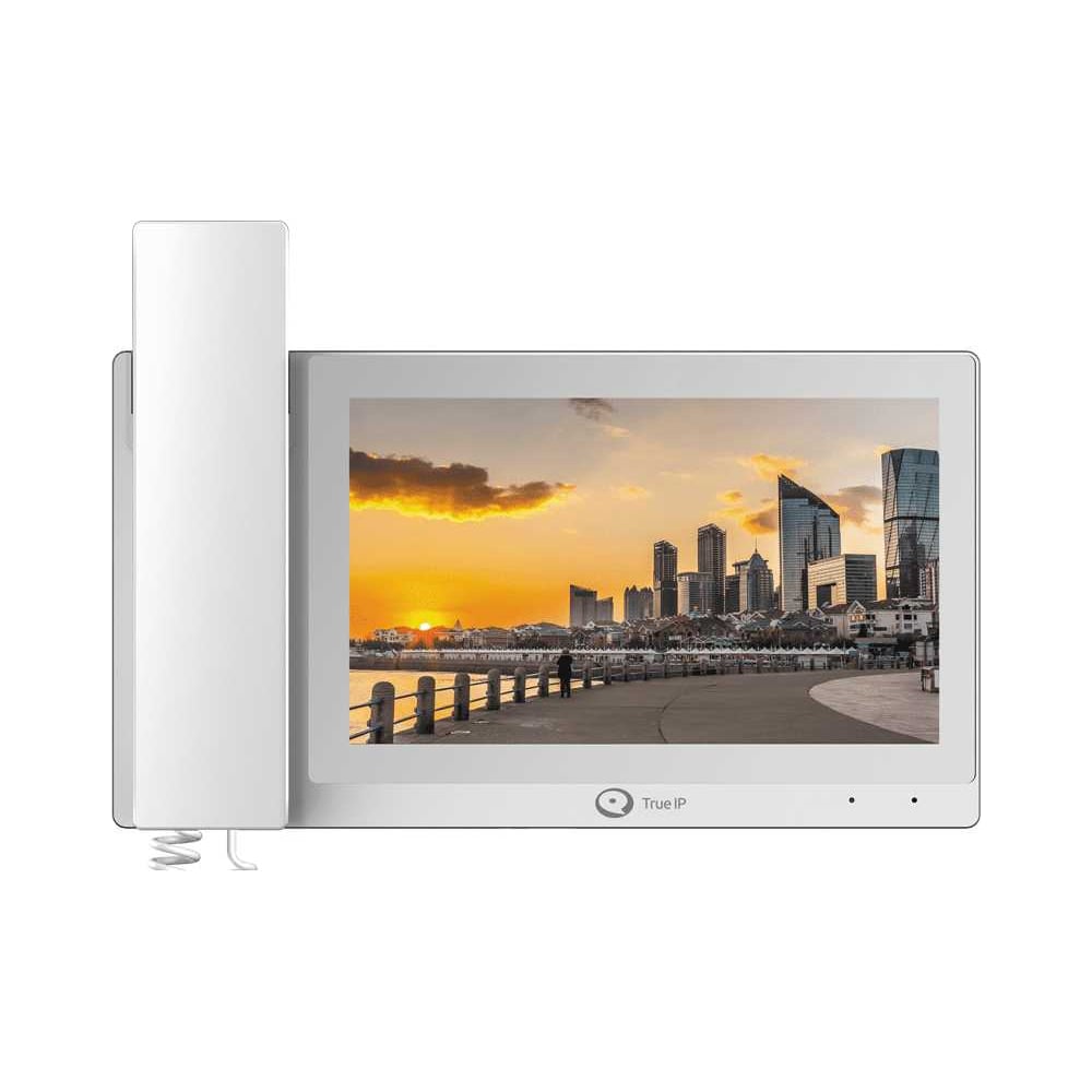 Изображение товара IP монитор TrueIp TI-3720WPH белого цвета с сенсорным управлением 7 дюймов