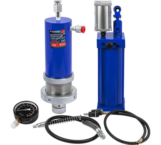 Изображение товара Цилиндр гидравлический Forsage для пресса в комплекте со станцией гидравлической и манометром, 30т F-0101-3Q(60423)