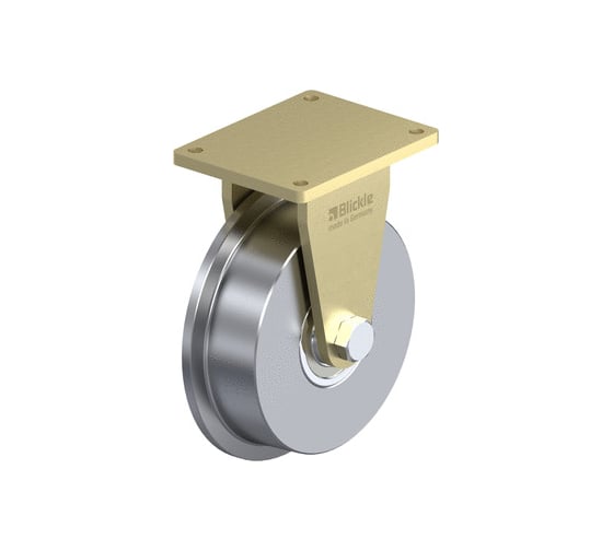 Изображение товара Одноребордное колесо "КубаньЛитМаш" из стали со сварной стальной панелью BS-SPKVS 300K