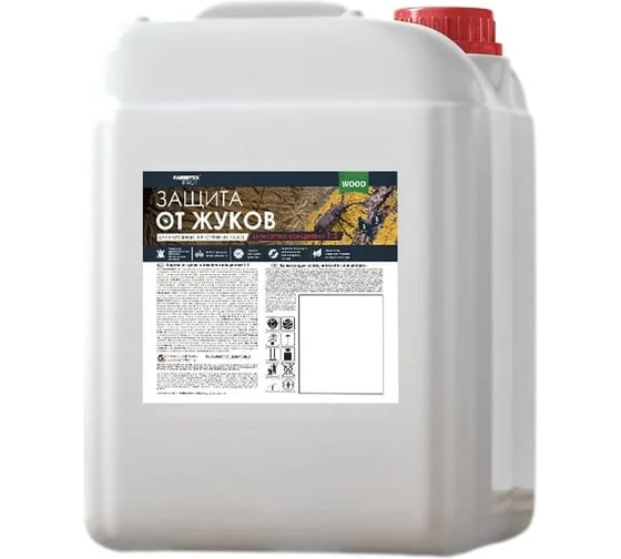 Изображение товара Защита от жуков Farbitex антисептик, концентрат 1:5, 5 л, 4100011544