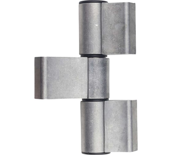 Изображение товара Петля для алюм. дверей DORF 3-х секционная, с подшип,НЕОКРАШ. с крепежом для тёпл. алюм , D611_W/P_HOT