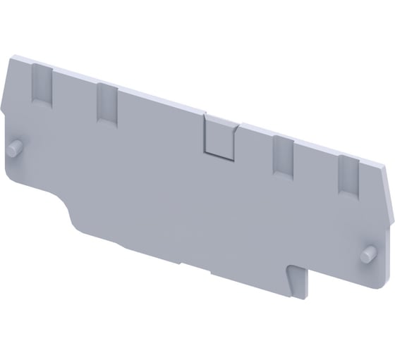 Изображение товара Концевая крышка для проходной клеммы КЭАЗ OptiClip EPCX2,5/4-QUATTRO-серый 50 шт. 289757
