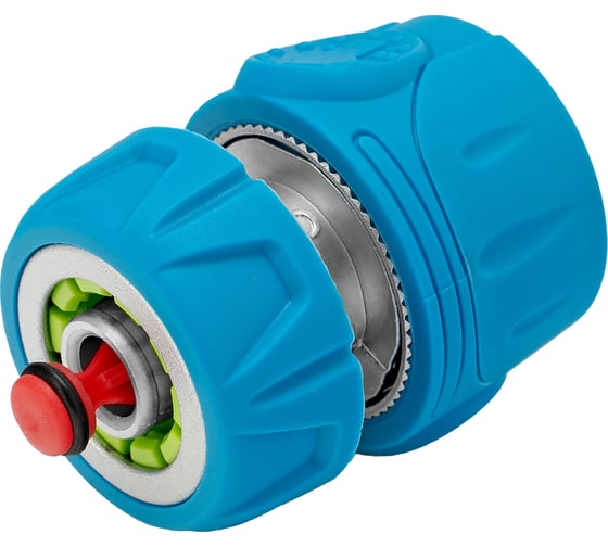 Изображение товара Соединитель быстросъемный PALISAD 1/2, аквастоп, алюминий, TPR, LUXE 65835