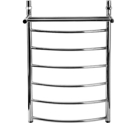 Изображение товара Полотенцесушитель AQUADREAM ЛНК 50х100х20 Д(нижн) с полкой, 8 перекладин без колпачка (ст.2мм) (Э) НФ-00000542