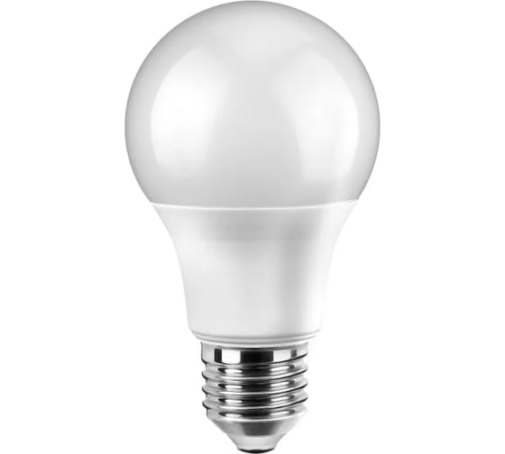 Изображение товара Лампа светодиодная iSVET цоколь E27, комплект 5 шт., 10Вт 6000K холодный белый, подходит для люстр A60 A60-103-1-6-1-5