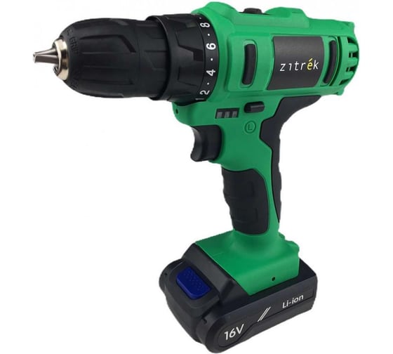 Изображение товара Аккумуляторная дрель-шуруповерт Zitrek Greenpower 16-Li 063-4075
