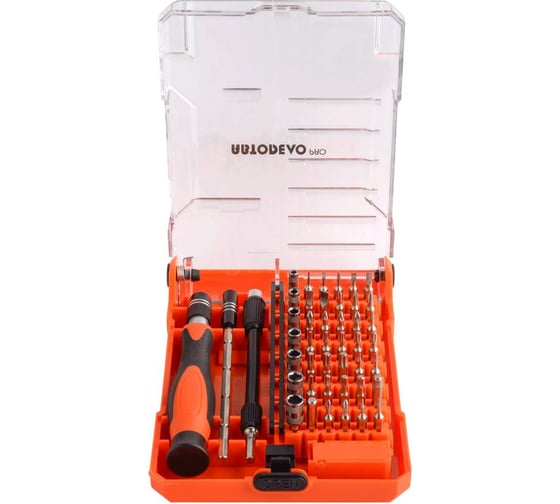 Изображение товара Набор отверток и насадок для точных работ АвтоDело 45 пр (пласт/ф) PRO 36734 17171