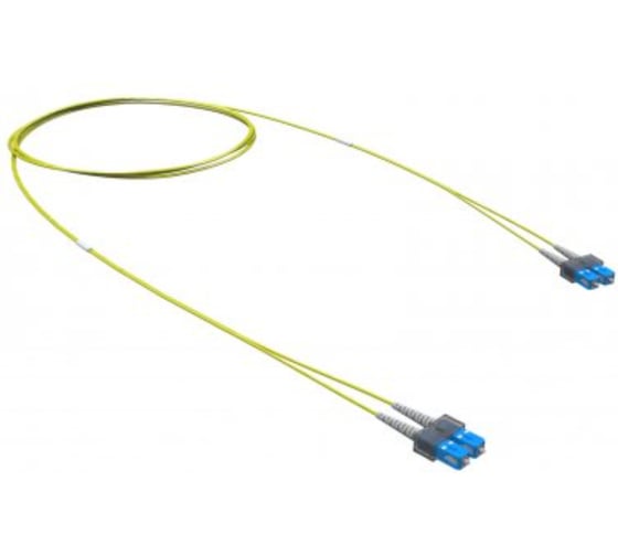 Изображение товара Оптический коммутационный шнур DKC Duplex SC UPC/SC UPC, 9/125 OS2, 5 м, 1 шт. RNPC9DCUCU5