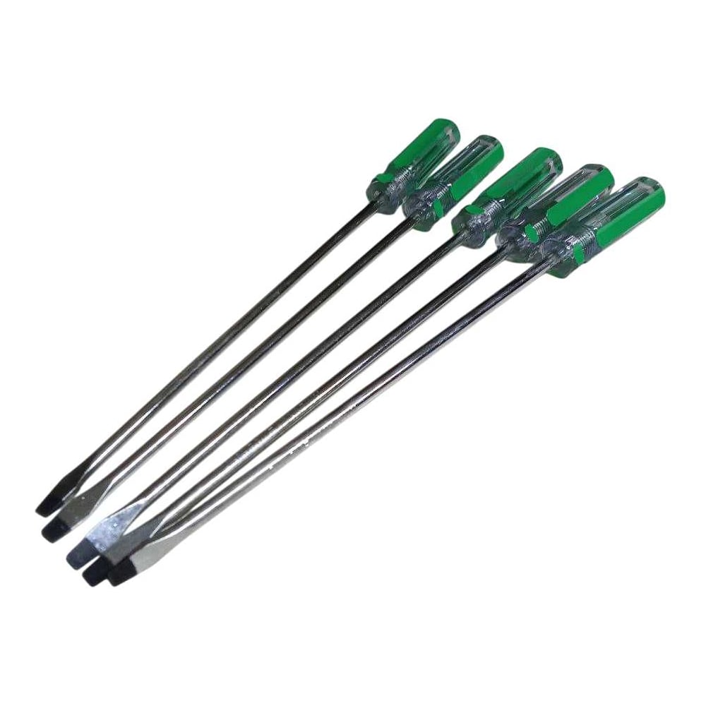 Изображение товара Отвертка шлицевая WYNNS Tools 200x5.0, комплект 5 шт, длина 250 мм