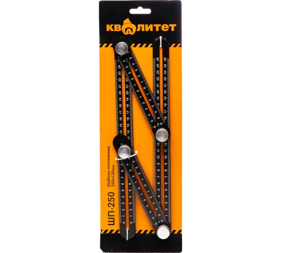 Изображение товара Шаблон плиточника Квалитет 250x120 мм ШП-250 00006691922
