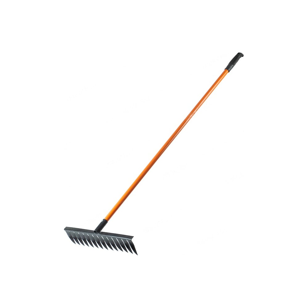 Изображение товара Грабли DEVery ГВ-14 Люкс с металлическим черенком 14 зубьев бытовой инструмент